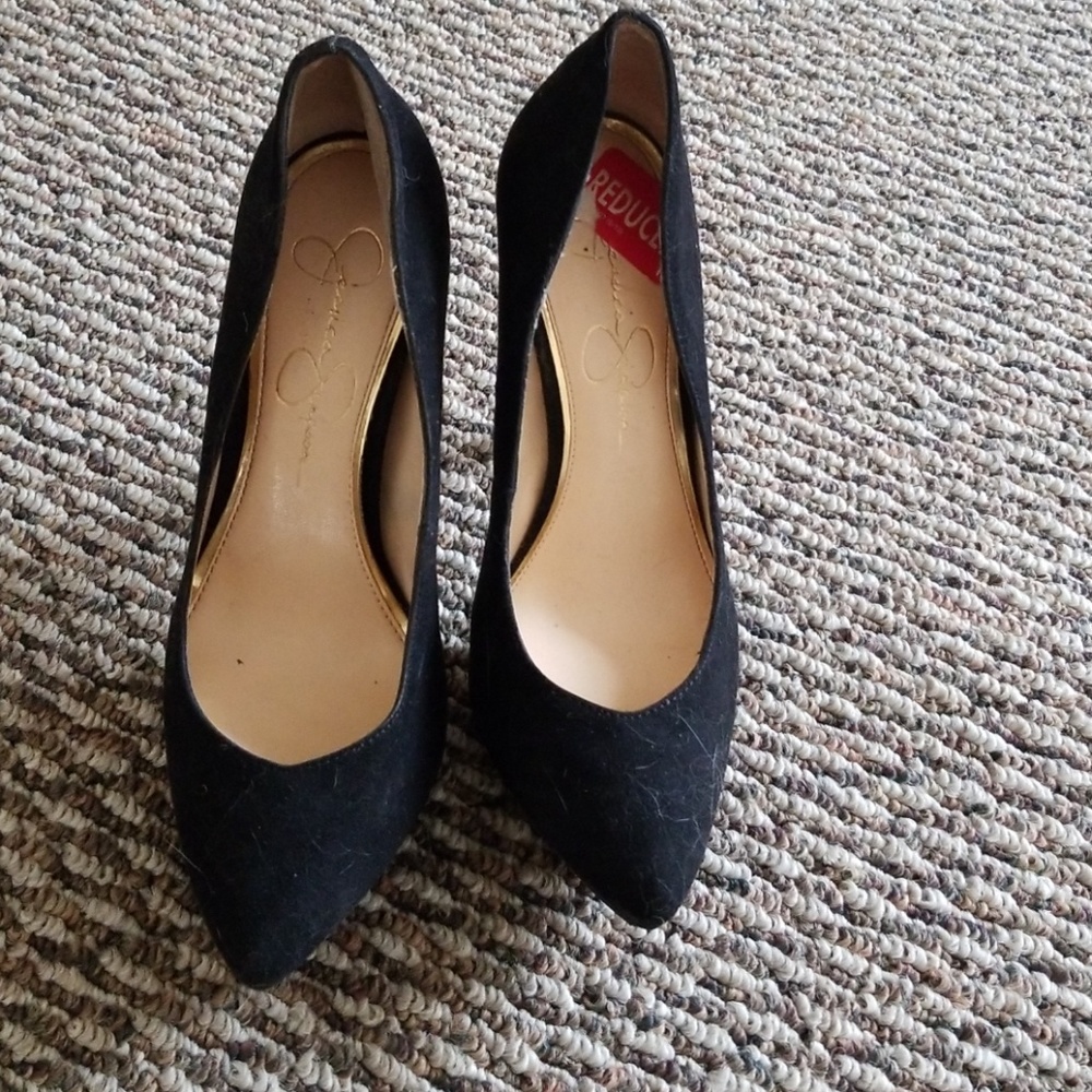 jessica simpson blk pumps
